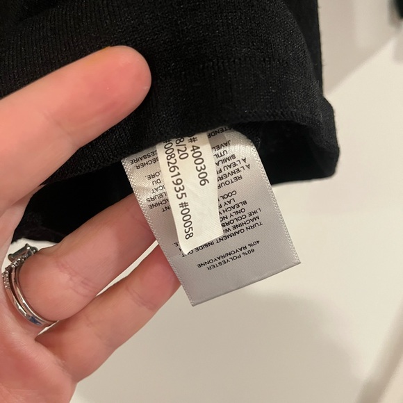 Express Black Ruched Blouse - Picture 4 of 7